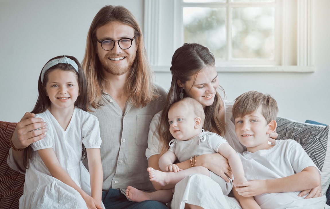 Adoring my growing family.