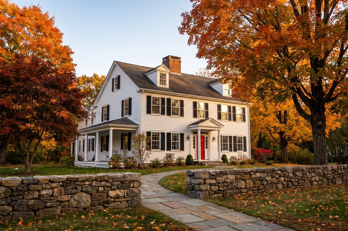 Colonial Home New Hampshire New Beginning image for Estate Planning After Moving To New Hampshire Or Massachusetts